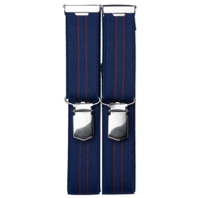 Prym Byxhängslen 3 cm x 120 cm Marin/Röd