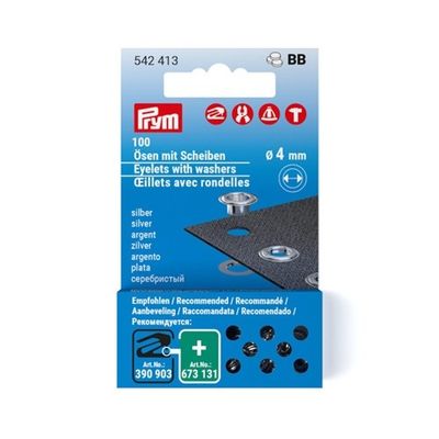 Öljetter refill 5 mm 80 st Silver