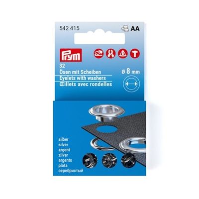 Öljetter refill 4 mm 100 st Silver