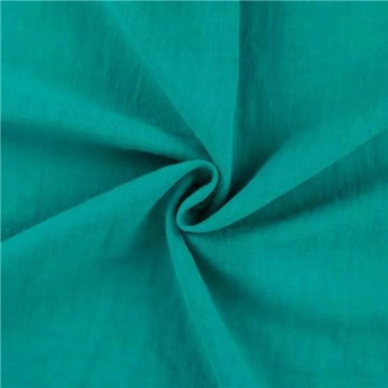 Stentvättat Linnetyg Emerald