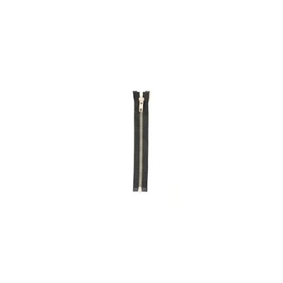 Blixtlås Silver 85 cm 8mm Delbar Svart