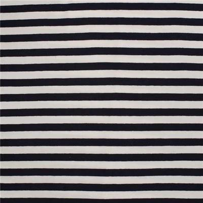 Stripe Navy - White
