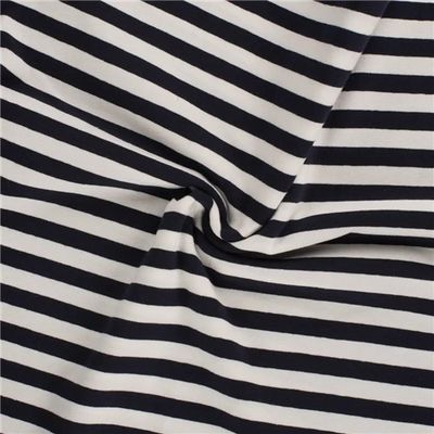 Stripe Navy - White