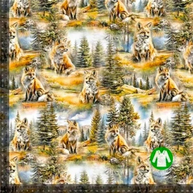 Eleganta akvarellrävar 2