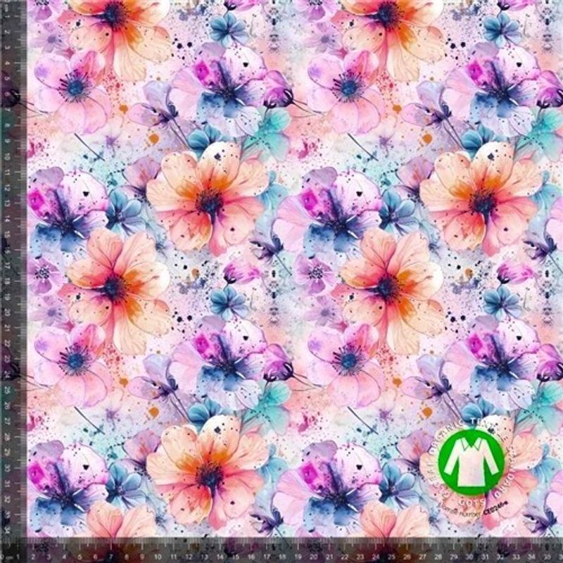 Pastel Watercolor Flowers