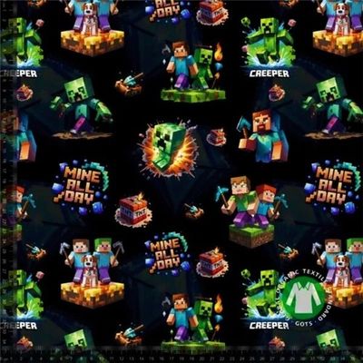 Gamer pixel - svart
