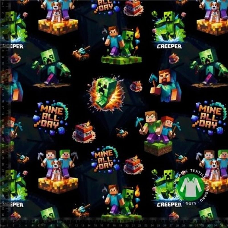 Gamer pixel - svart