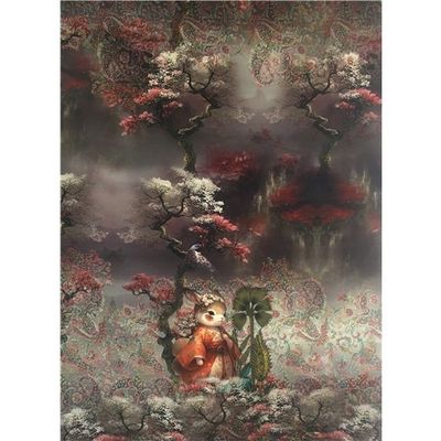 Panel Kimono Rabbits 120cmx150cm
