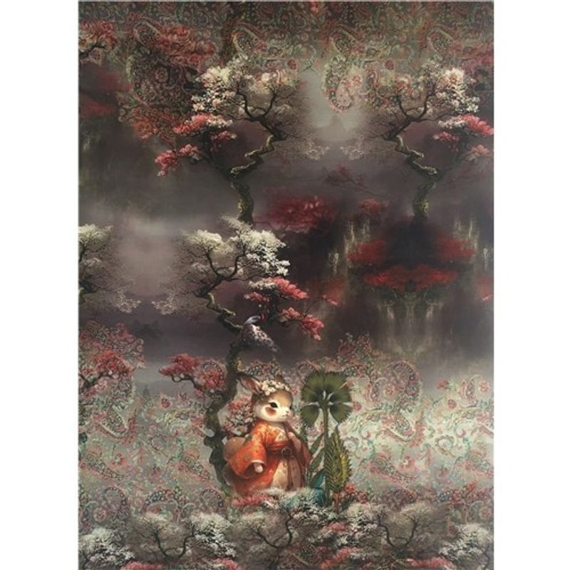 Panel Kimono Rabbits 120cmx150cm