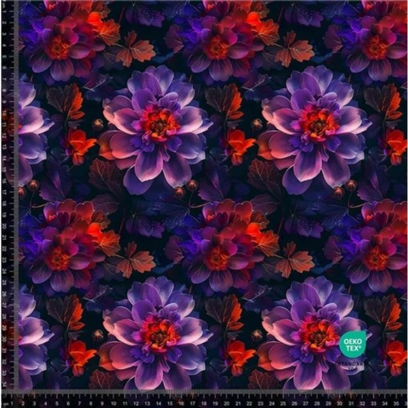 Gnistrande lila blommor