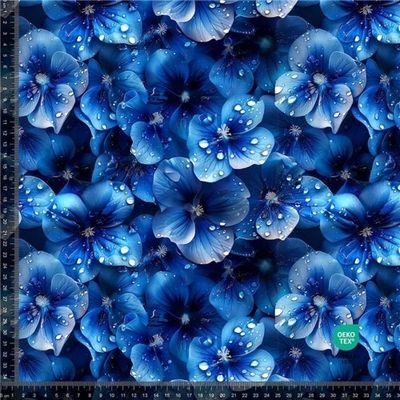 Färska Blå Blommor