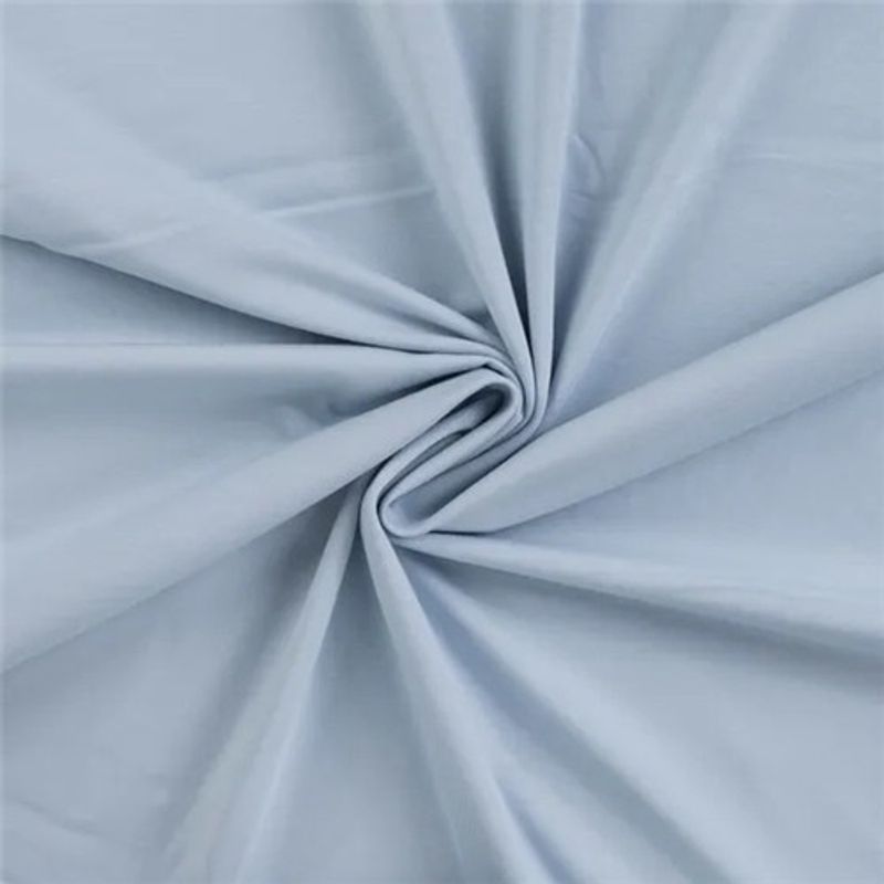 Enfärgad Trikå Soft Blue