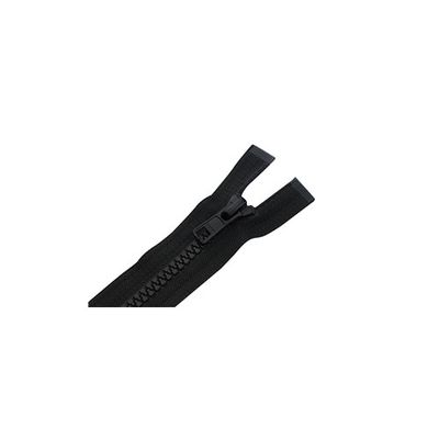Blixtlås 65 cm delbar 8 mm Svart YKK
