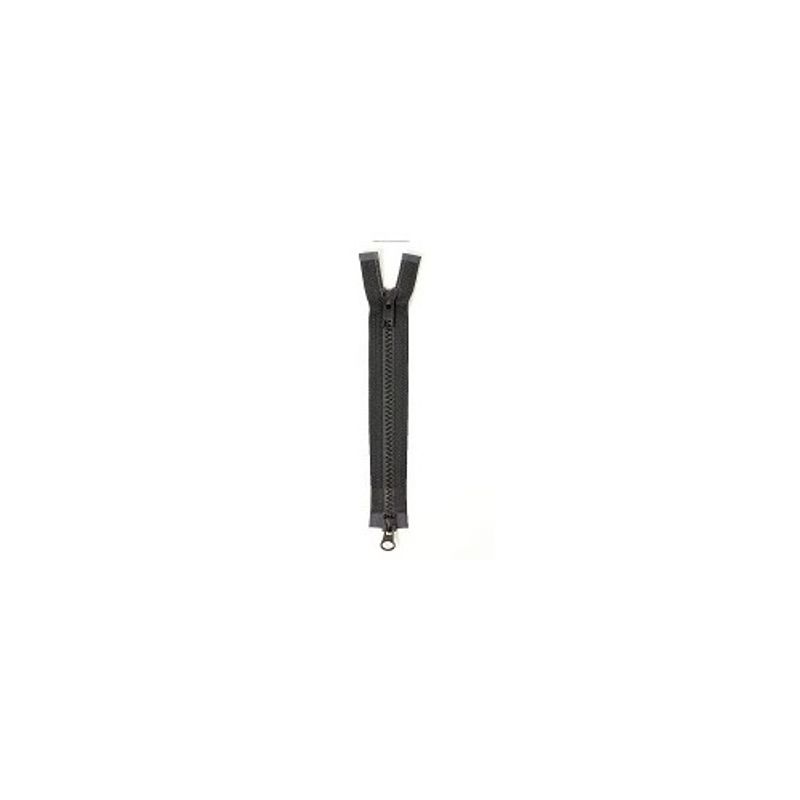 Blixtlås 6 mm 65 cm 2-vägs delbar Mörkbrun