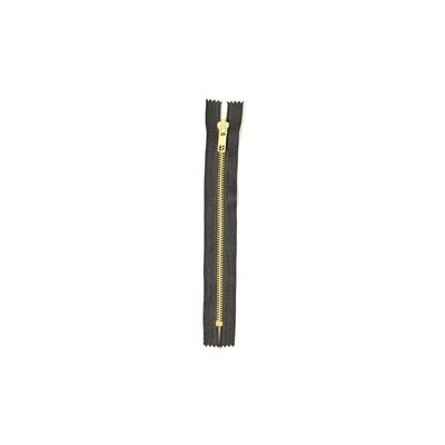 Blixtlås, 10 cm Jeans Metall Grön