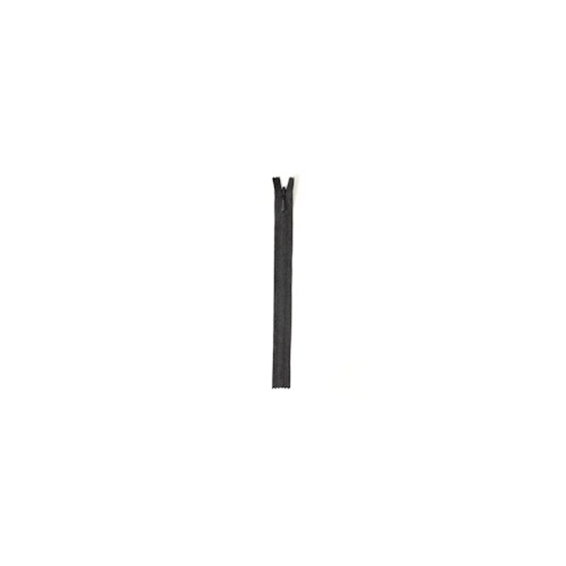Dolt blixtlås 60 cm ej delbar 4 mm Grå YKK