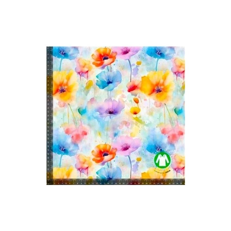 Faded Watercolor Flowers