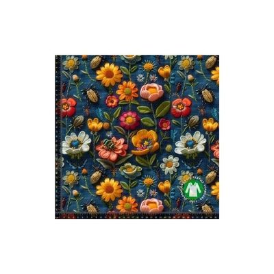 Blomster broderi