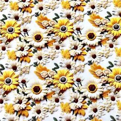 Canvas 3D Flowers