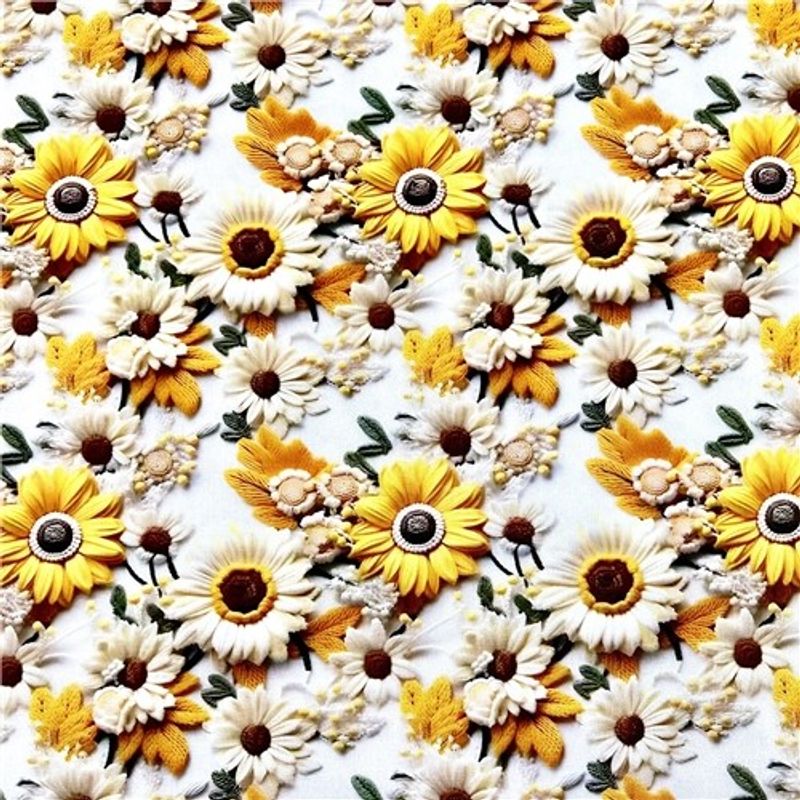 Canvas 3D Flowers