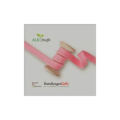 Rundstickade band till Hoddies - Rosa
