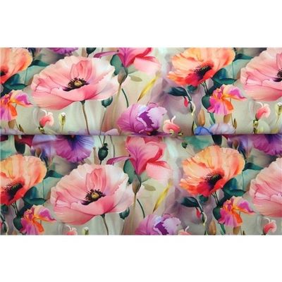 Aquarel poppy flowers