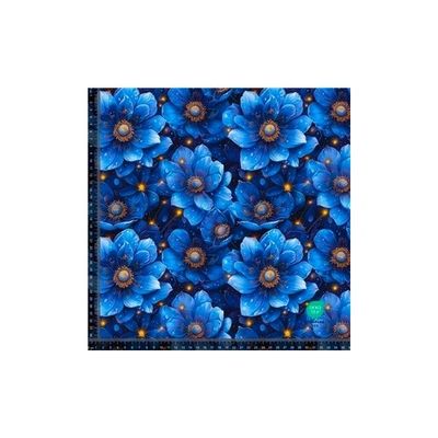 Gnistrande Blå Blommor