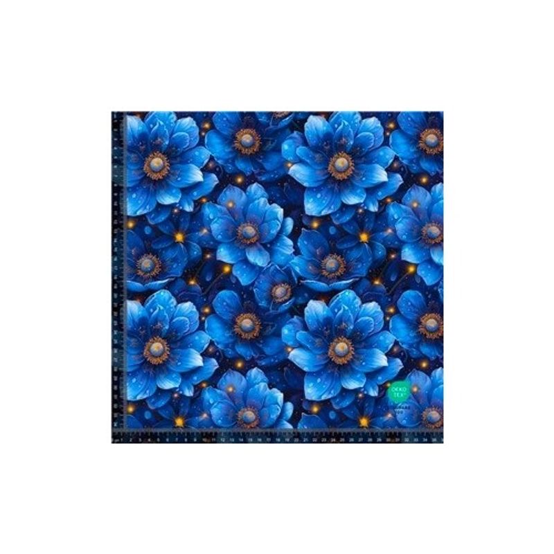 Gnistrande Blå Blommor
