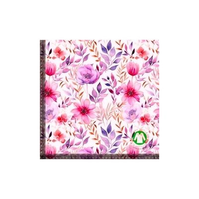 Lila och Rosa Blomster