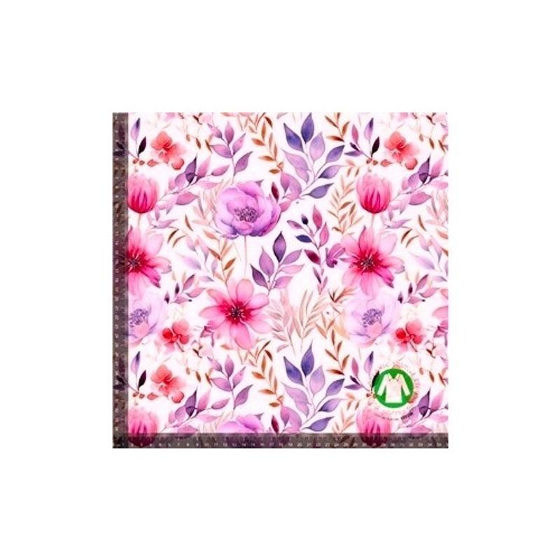 Lila och Rosa Blomster