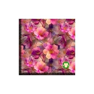 Rosa och guldiga blommor