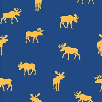 Moose mood blå