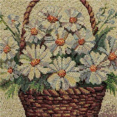 Gobeläng - Blommor i Hinkar & Krukor