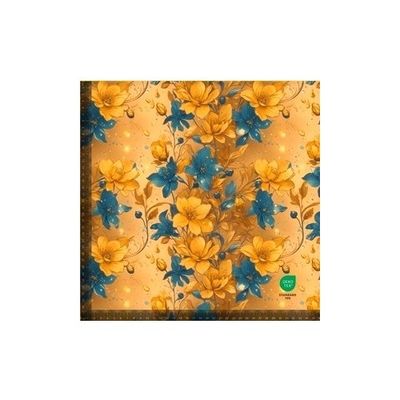 Blå - Gula Blomster