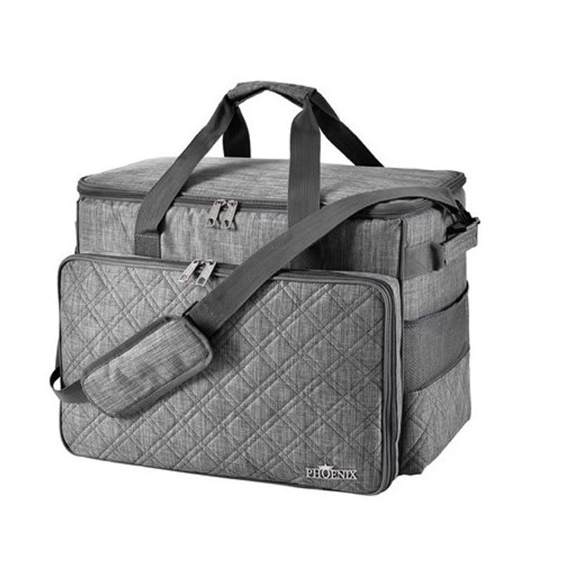 Phönix Symaskinsväska Grå Quild Design (L46xH34xD25 cm)