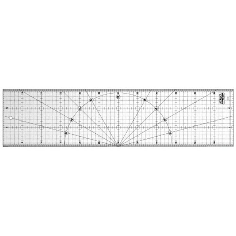 Quilting linjal Frostad 15x60 cm
