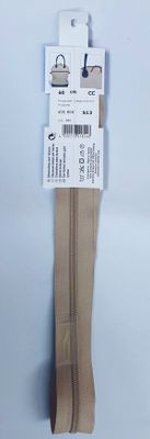 Dragkedja för väskor 2-vägs - Beige 60 cm