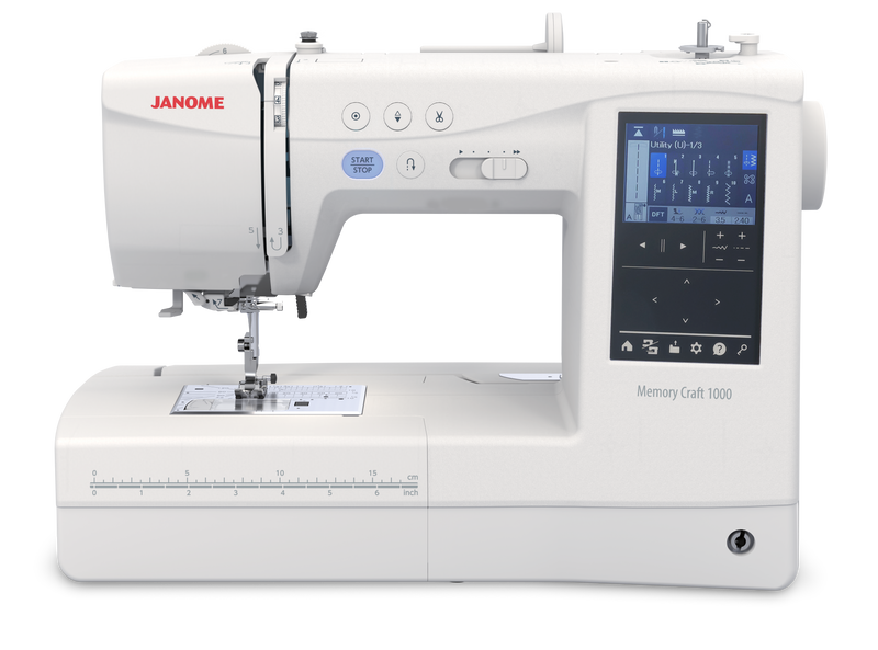 Janome Memory Craft 1000 Silky White 1000