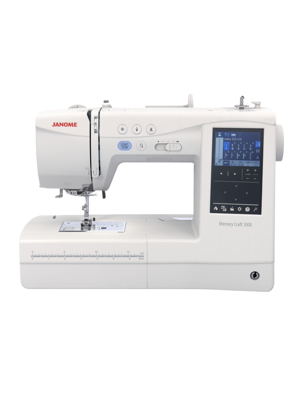 Janome Memory Craft 1000 Silky White 1000