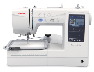 Janome Memory Craft 1000 Silky White 1000