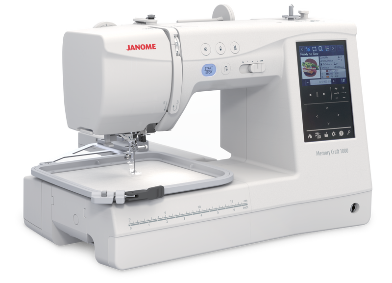 Janome Memory Craft 1000 Silky White 1000
