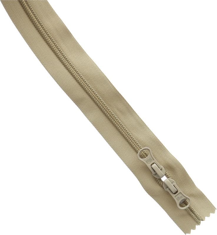 Dragkedja för väskor 2-vägs - Beige 60 cm