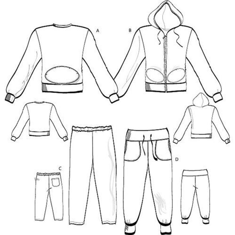 Jogging-set, 128-158 cl. 8H07