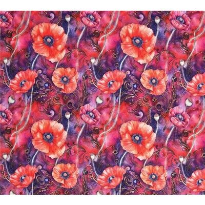 Beautiful poppies on cherry Jogging Öglad