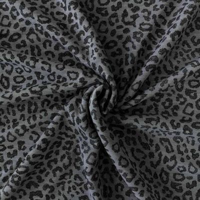 Leopardgrå merinoull