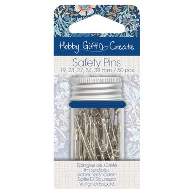 Hobby Gift Create Säkerhetsnålar 19/23/27/34/38 mm 50 st.
