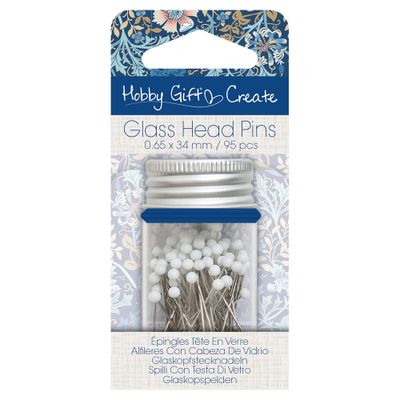 Hobby Gift Create Glasknappnålar 95 st. 34 mm x 0,65
