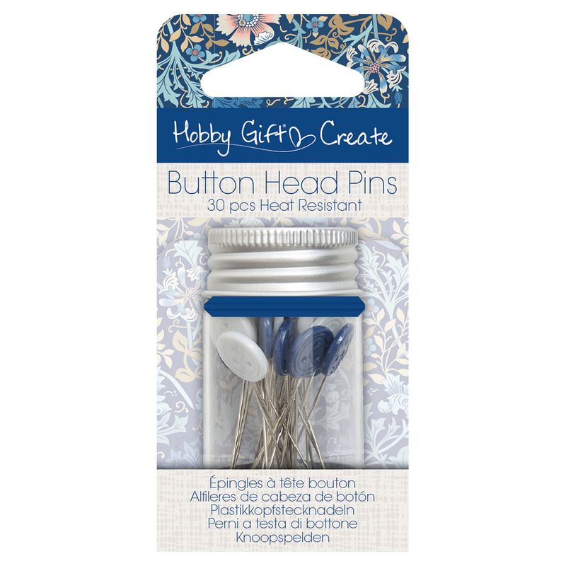 Hobby Gift Create Knappnål 47 mm x 0.60, plasthuvud 30 st.