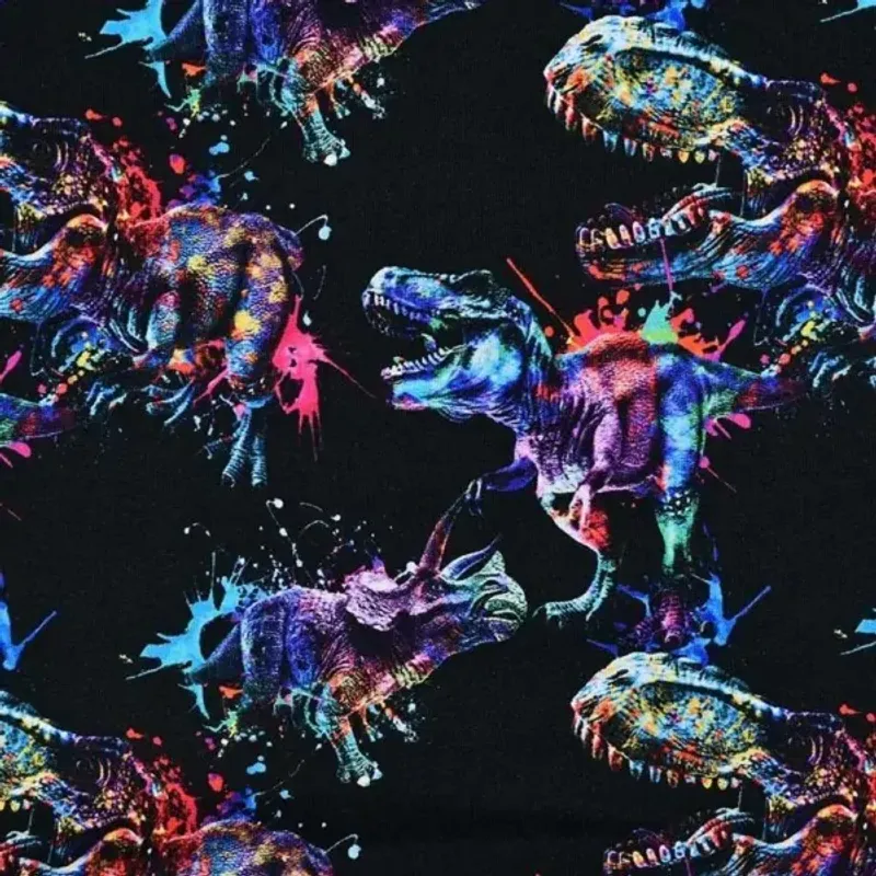 Neon Dinosaurer Jogging