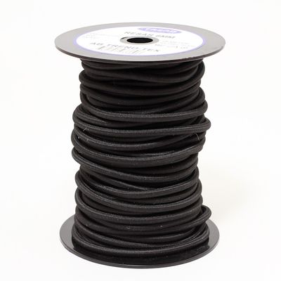 Anoraksnodd 6 mm Elastisk - Vit